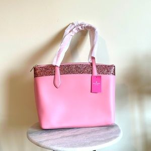 NWT Kate Spade Flash Glitter Tote